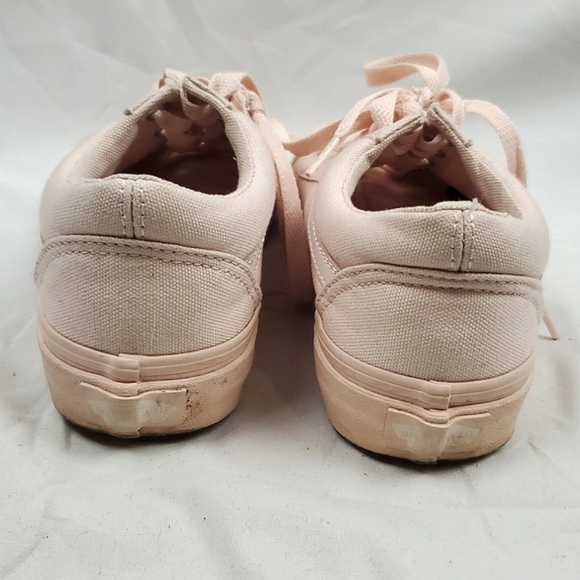 Vans Old Skool Mono Blush Pink Canvas Sneaker - Picture 6 of 10